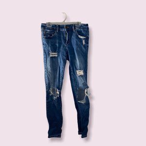 Garage Ripped Skinny Jeans